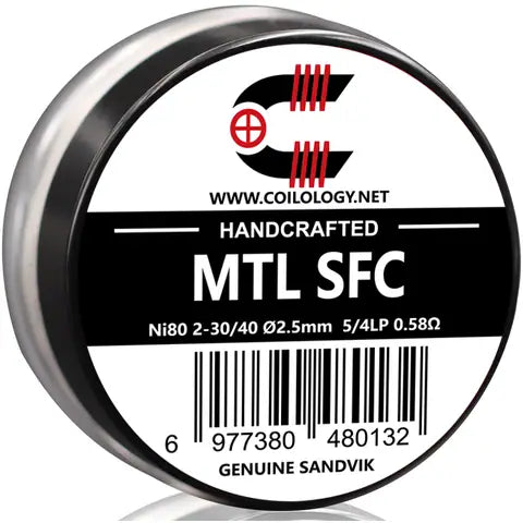 Coilology Handcrafted Sandvik Coils MTL SFC 0.58 Ohm