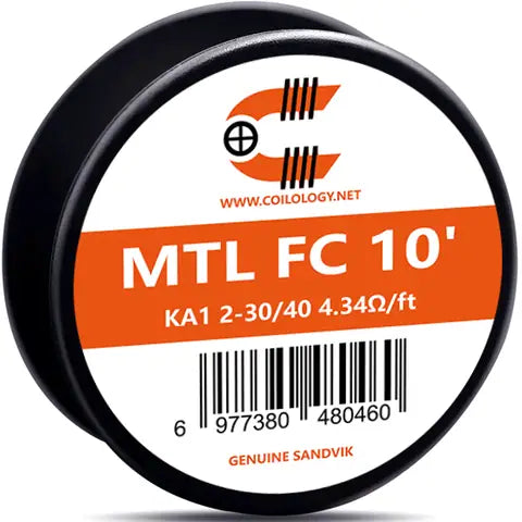 Coilology Sandvik Wire Spools 10ft MTL Fused Clapton 2-30 40 KA1
