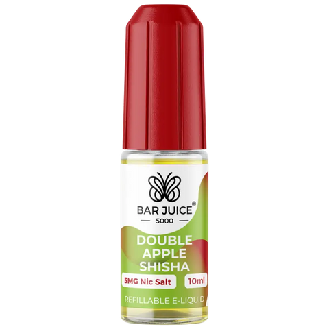 Bar Juice 5000 Double Apple Shisha Nic Salt 5mg