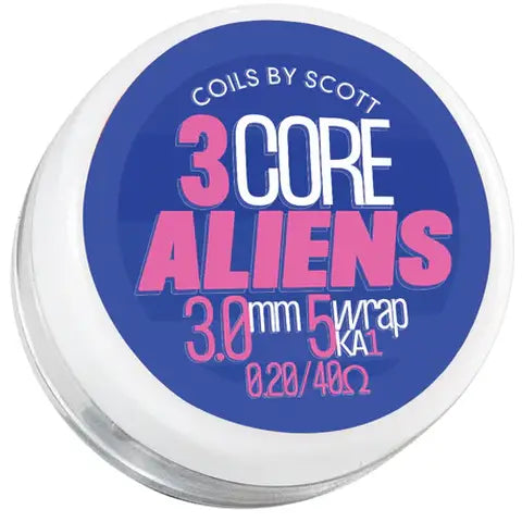 Handmade Coils by Scott 0.20 KA1 3 Core Aliens