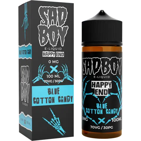 SadBoy 100ml Shortfill Vape Juice Blueberry Cotton Candy