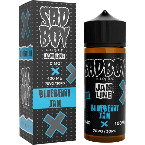 SadBoy 100ml Shortfill Vape Juice Blueberry Jam