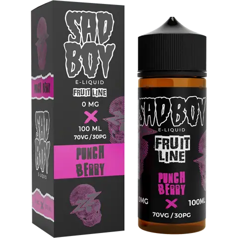 SadBoy 100ml Shortfill Vape Juice Punch Berry