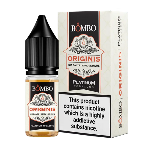 Bombo Platinum Tobaccos Originis 10ml Nic Salt 20mg