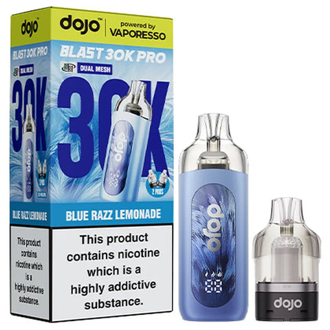 Vaporesso Dojo Blast 30k Vape Kit Blue Razz Lemonade