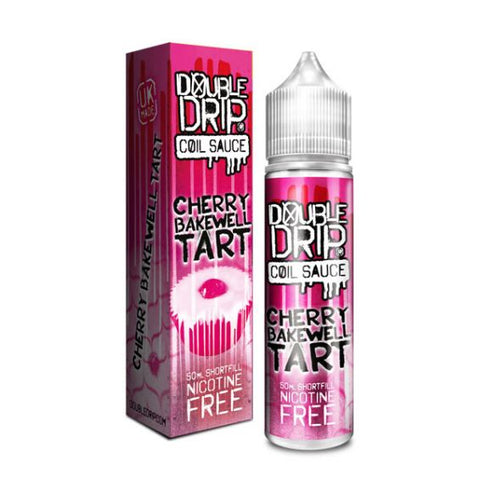 Double Drip Coil Sauce E-Liquid 50ml Shortfill Cherry Bakewell