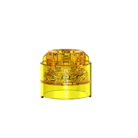 Dovpo x Across Vape Samdwich RDA Translucent Polished Top Caps Top Air Intake - Amber