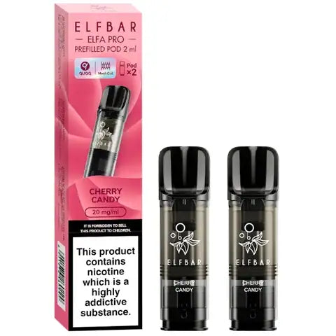 Elf Bar Elfa Pro Pre-filled Pods 20mg Cherry Candy(Cloud)