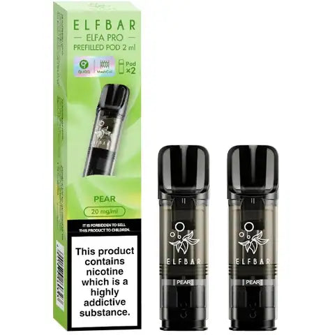 Elf Bar Elfa Pro Pre-filled Pods 20mg Pear