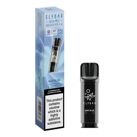 Elf Bar Elfa Pro Pre-filled Pods 20mg Mad Blue
