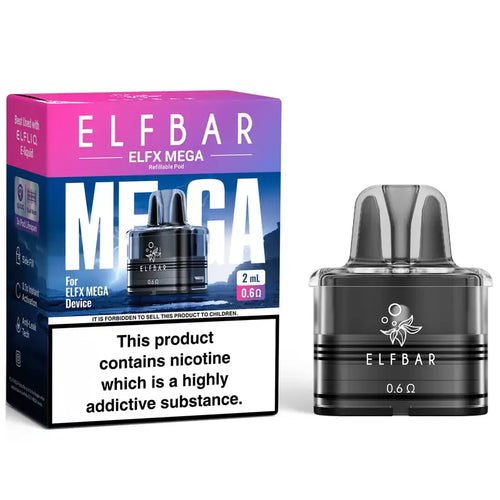 Elf Bar Elfx Mega Replacement Pod 0.6 Ohm XL