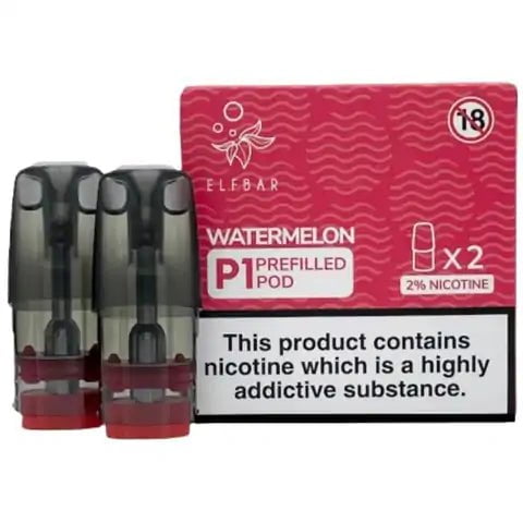 Elf Bar Mate P1 Prefilled Pods (2 Pods) Watermelon