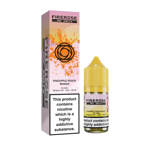 Elux Firerose 5000 Nic Salt E-Liquids Pineapple Peach Mango