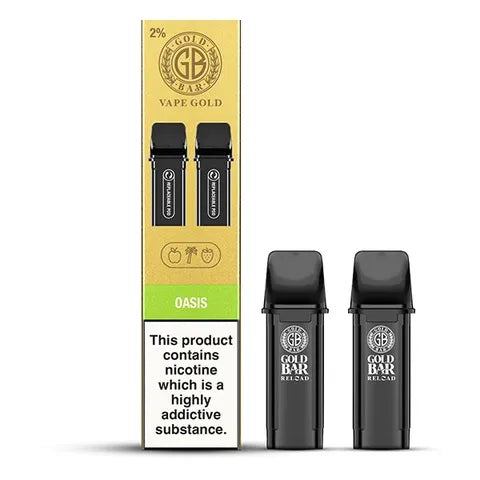 Gold Bar Reload Replacement Pods Oasis