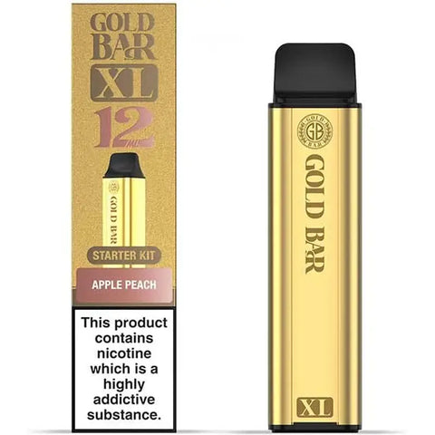 Gold Bar XL Prefilled Pod Kit Apple Peach