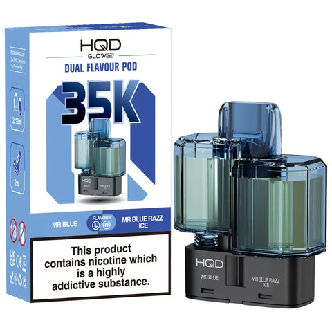 HQD Glow Air 35K Prefilled Replacement Pods