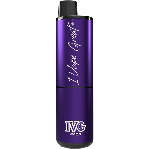 IVG 2400 Prefilled Vape Pod Kit Plum Blue Razz