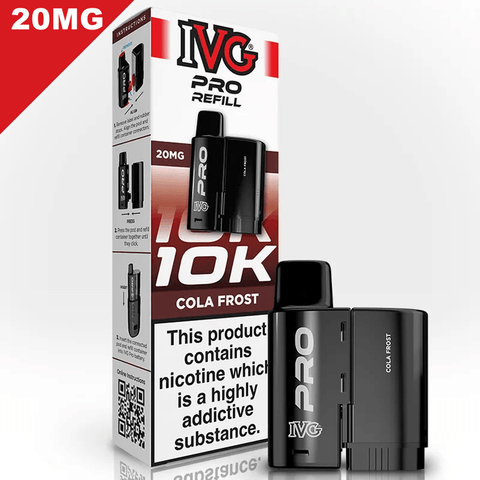 IVG Pro Prefilled Replacement Pods Cola Frost 20mg