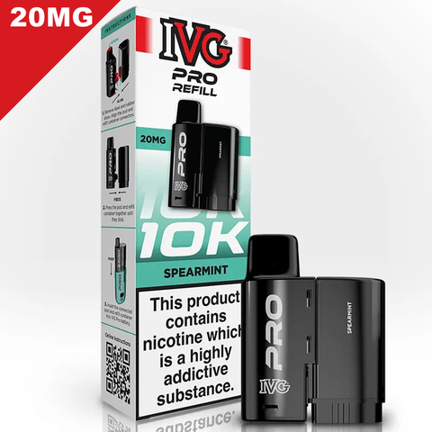 IVG Pro Prefilled Replacement Pods Spearmint 20mg