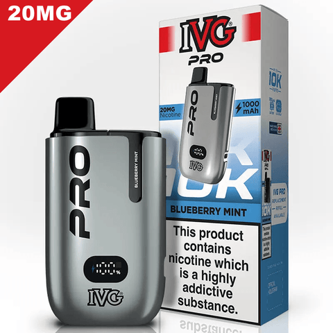 IVG Pro Vape Pod Kit Blueberry Mint 20mg