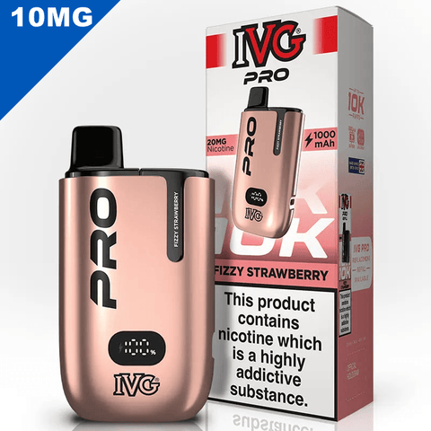IVG Pro Vape Pod Kit Fizzy Strawberry 10mg