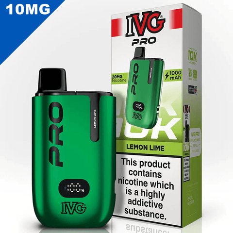 IVG Pro Vape Pod Kit Lemon Lime 10mg