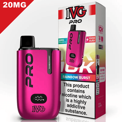 IVG Pro Vape Pod Kit Rainbow Burst 20mg