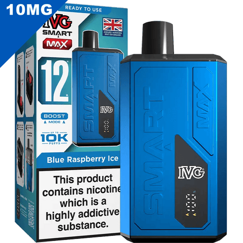 IVG Smart Max Prefilled Pod Kit Blue Raspberry Ice 10mg