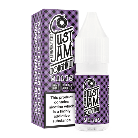 Just Jam Nic Salt E-liquids Raspberry Doughnut
