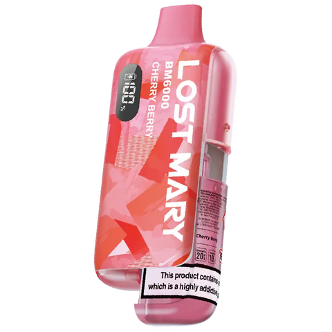 Lost Mary BM6000 Prefilled Pod Vape Kit Cherry Berry