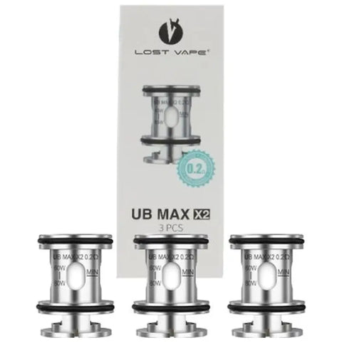 Lost Vape UB Max Replacement Coils X2 v2 0.20ohm