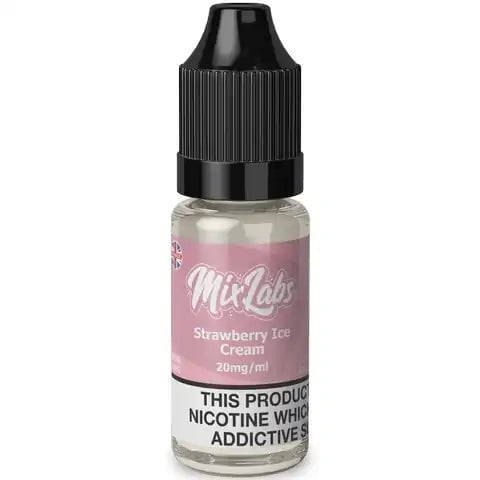 Mix Labs Nic Salts 10ml Strawberry Ice Cream