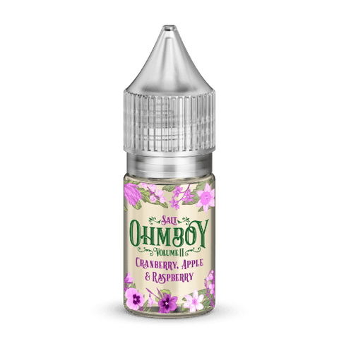 Ohm Boy Volume II Nic Salts Cranberry Apple & Raspberry