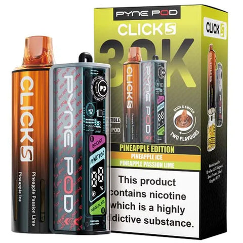 Pyne Pod Click S 30K Vape Kit Pineapple Edition