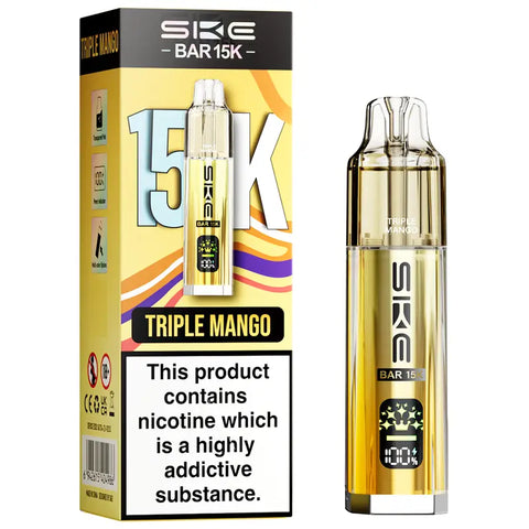 SKE Bar 15K Prefilled Pod Vape Kit Triple Mango