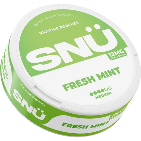 SNÜ Fresh Mint Nicotine Pouches 12mg