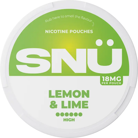 SNÜ Lemon & Lime Nicotine Pouches