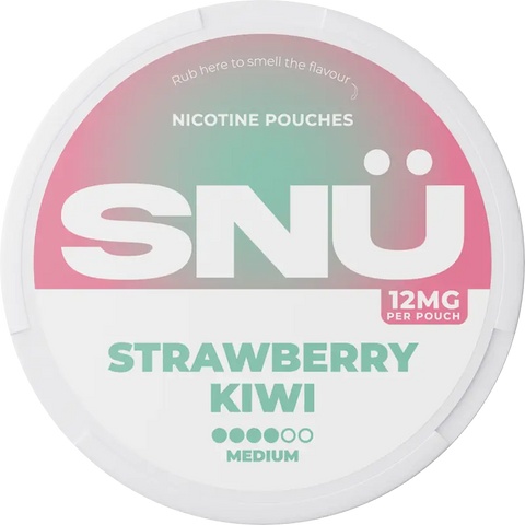 SNÜ Strawberry Kiwi Nicotine Pouches