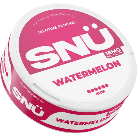SNÜ Watermelon Nicotine Pouches 18mg
