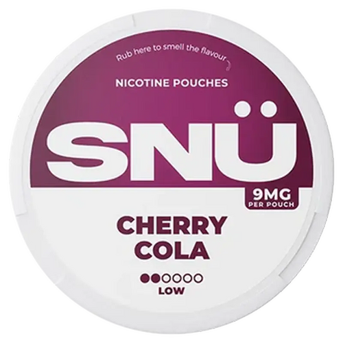 SNÜ Cherry Cola Nicotine Pouches 9mg