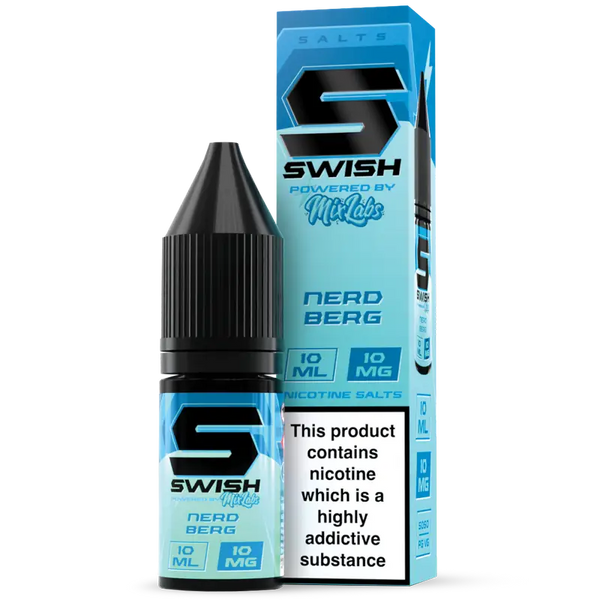 Swish X Mix Labs Nerd Berg 10ml Nic Salt 10mg