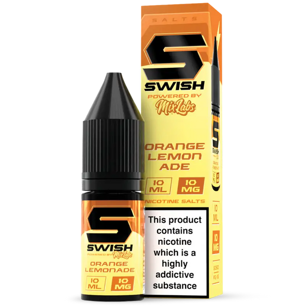 Swish X Mix Labs Orange Lemonade 10ml Nic Salt 10mg