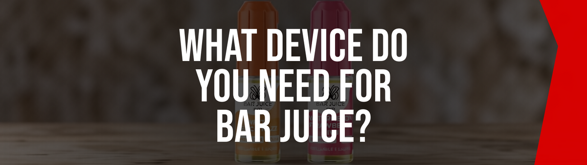 Pod kit suitable for Bar Juice nic salts