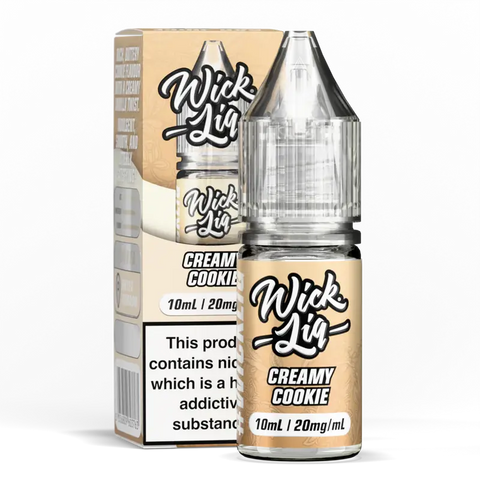 Wick Liq 10ml Nic Salts Creamy Cookie 20mg