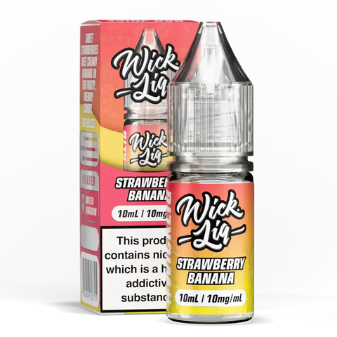 Wick Liq 10ml Nic Salts Strawberry Banana 10mg