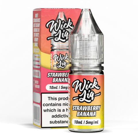 Wick Liq 10ml Nic Salts Strawberry Banana 5mg