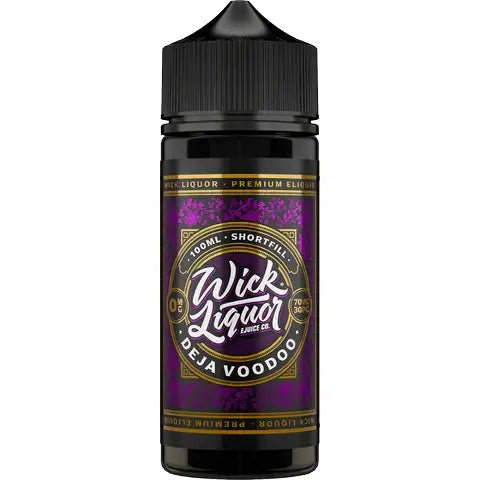 Wick Liquor 100ml Shortfill E-Liquid Deja Voodoo