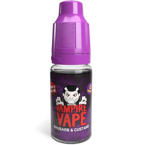 Vampire Vape 10ml 12mg Rhubarb & Custard