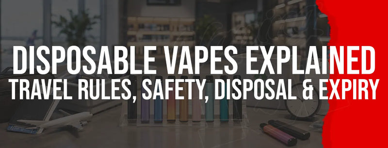 Disposable Vapes Explained: Travel Rules, Safety, Disposal & Expiry