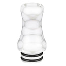 510 Resin Drip Tip Long Cobra White